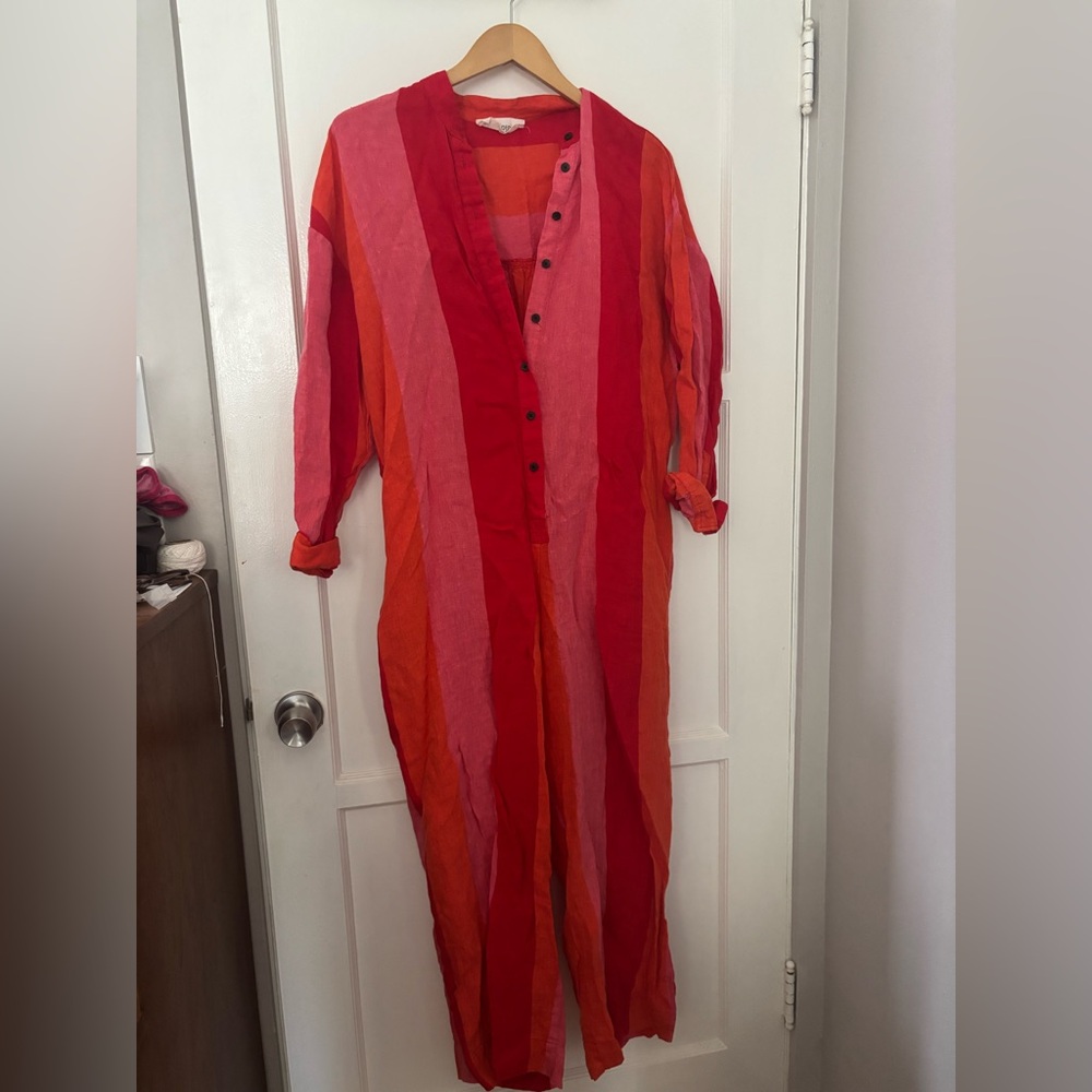 MARA HOFFMAN colorful jumpsuit.